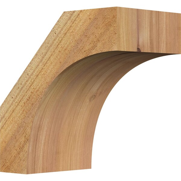 Ekena Millwork 6"W x 10"D x 10"H Westlake Rough Sawn Knee Brace, Western Red Cedar BRC06X10X10WTL00RWR - main